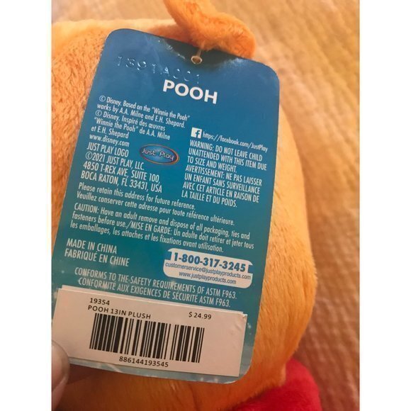 Winnie the Pooh 13” Disney Plush - Picture 5 of 5